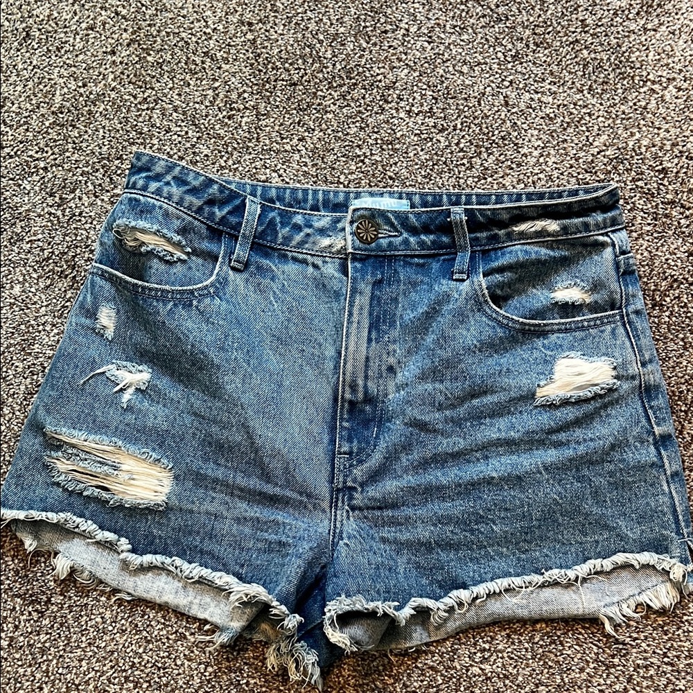 Show Me Your Mumu Distressed Denim Women Shorts